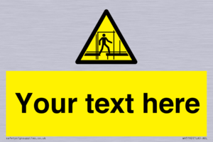 Custom Scaffold Incomplete Sign